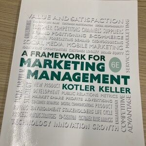 A Framework for Marketing Management 6E